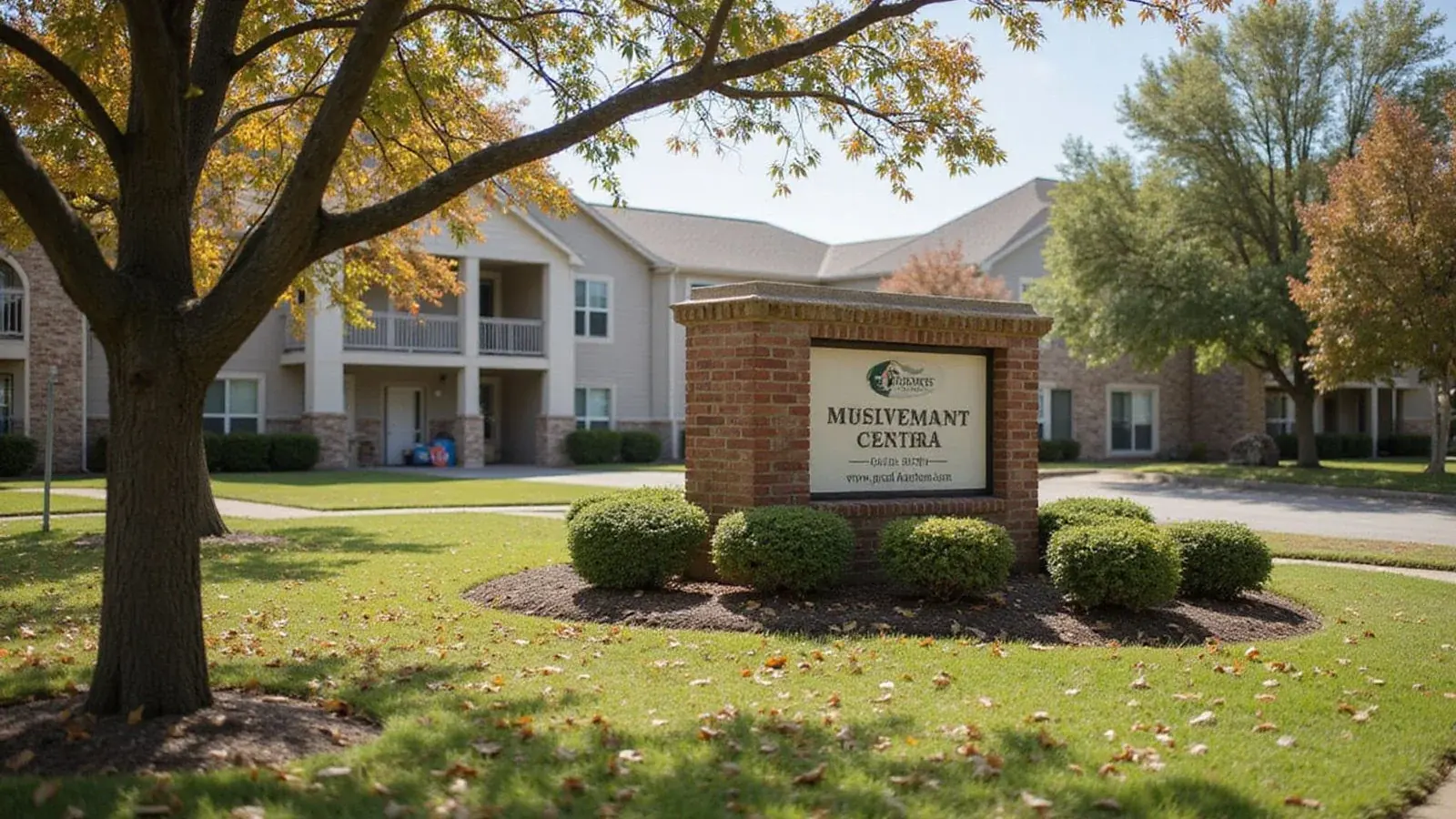 Texas apartment community during fall leasing season